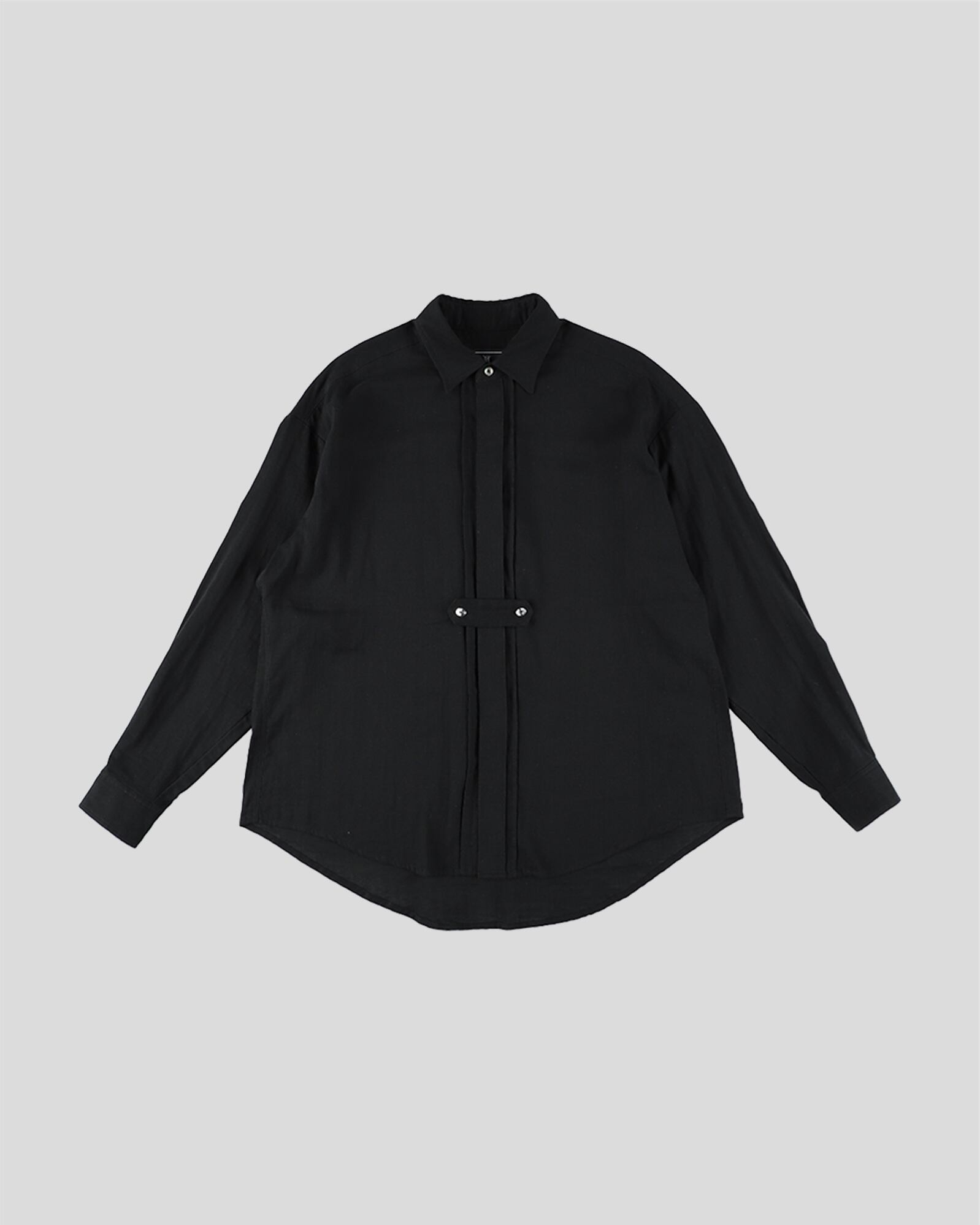 LP SILVER BUTTON CLASSIC SHIRTS BLACK