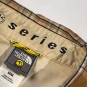 希少 レア THE NORTH FACE ザ・ノース・フェイス A5 Series チェック柄 長袖 ワークシャツ M/オレンジ ベージュ系 メンズ インド綿 アウトドア