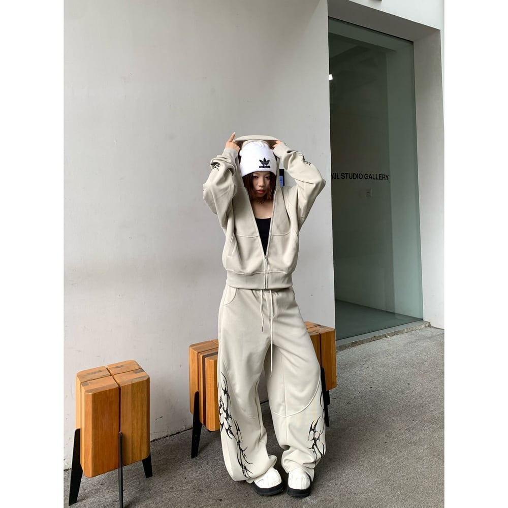 ストリート 棘プリント セットアップ パンツ P344 | wshot