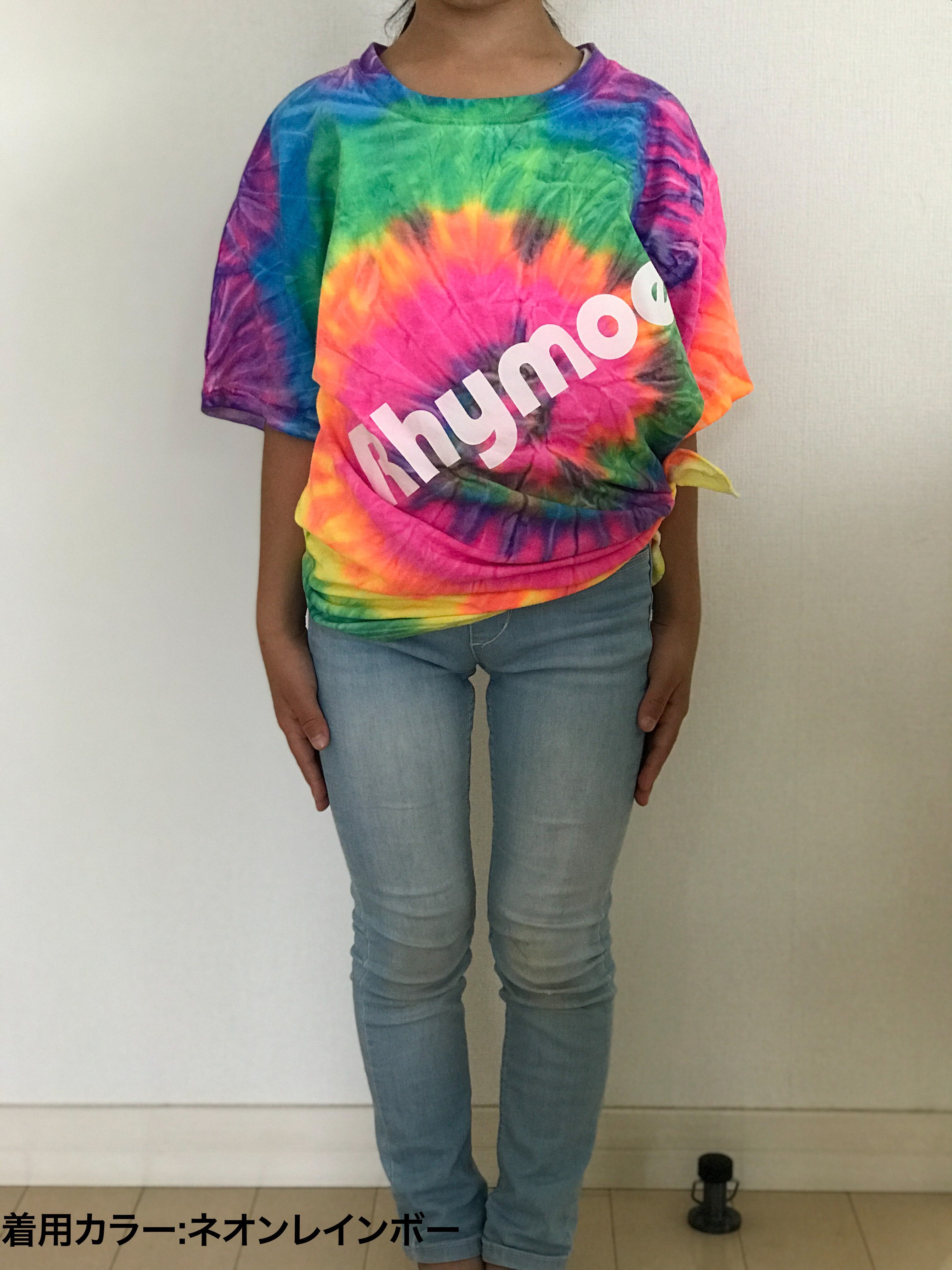 Rhymoe® オリジナルTシャツ ＜カラー / ネオンレインボー＞ | Rhymoe