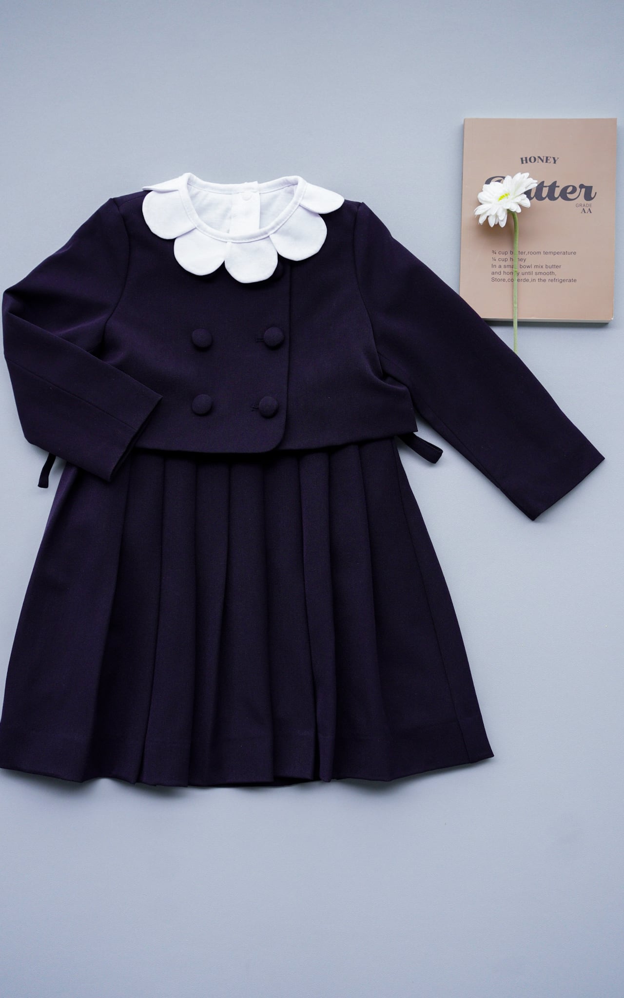 ダブル釦ジャケット<Navy>