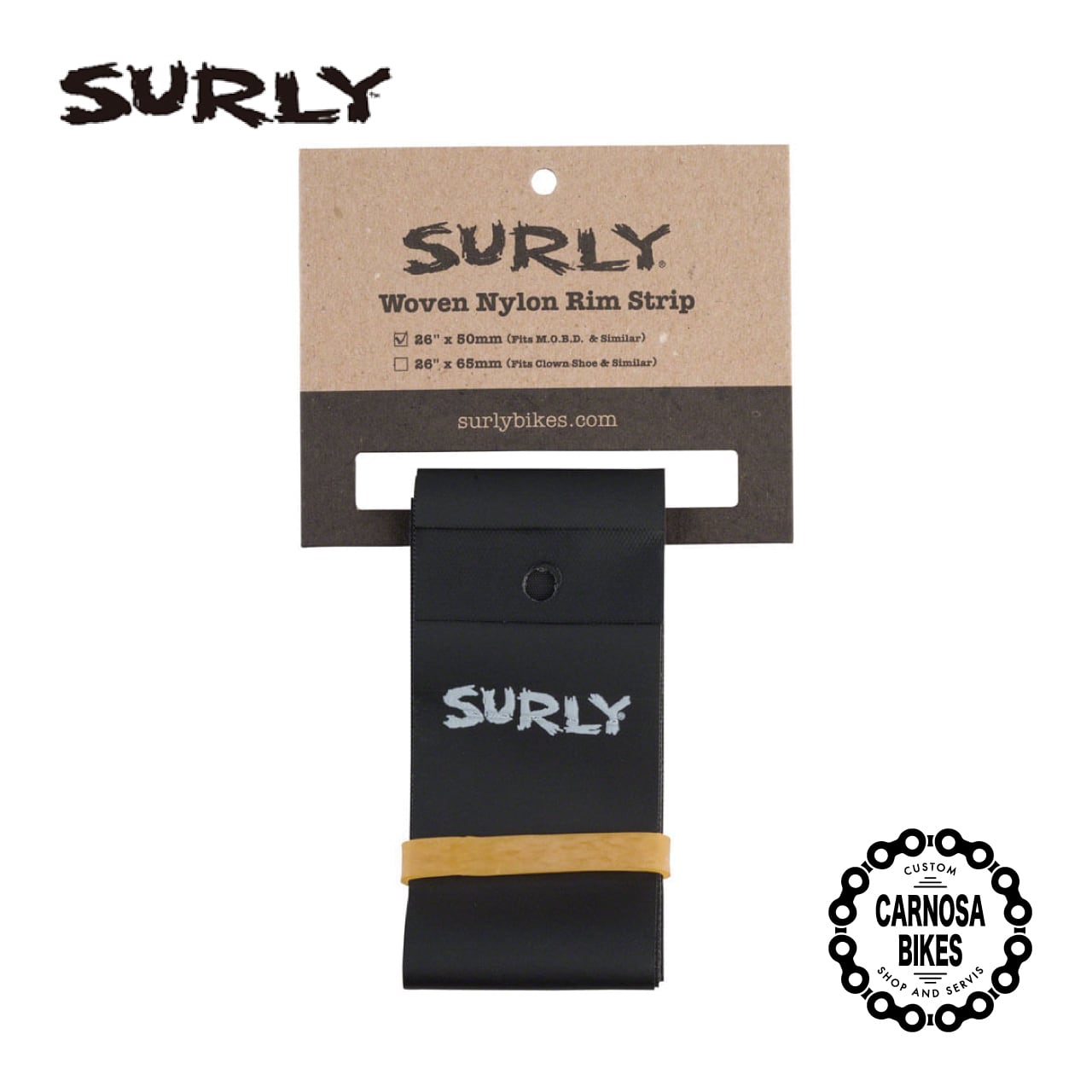 SURLY】Woven Nylon Rim Strip [ウーブンナイロン リムストラップ] 26