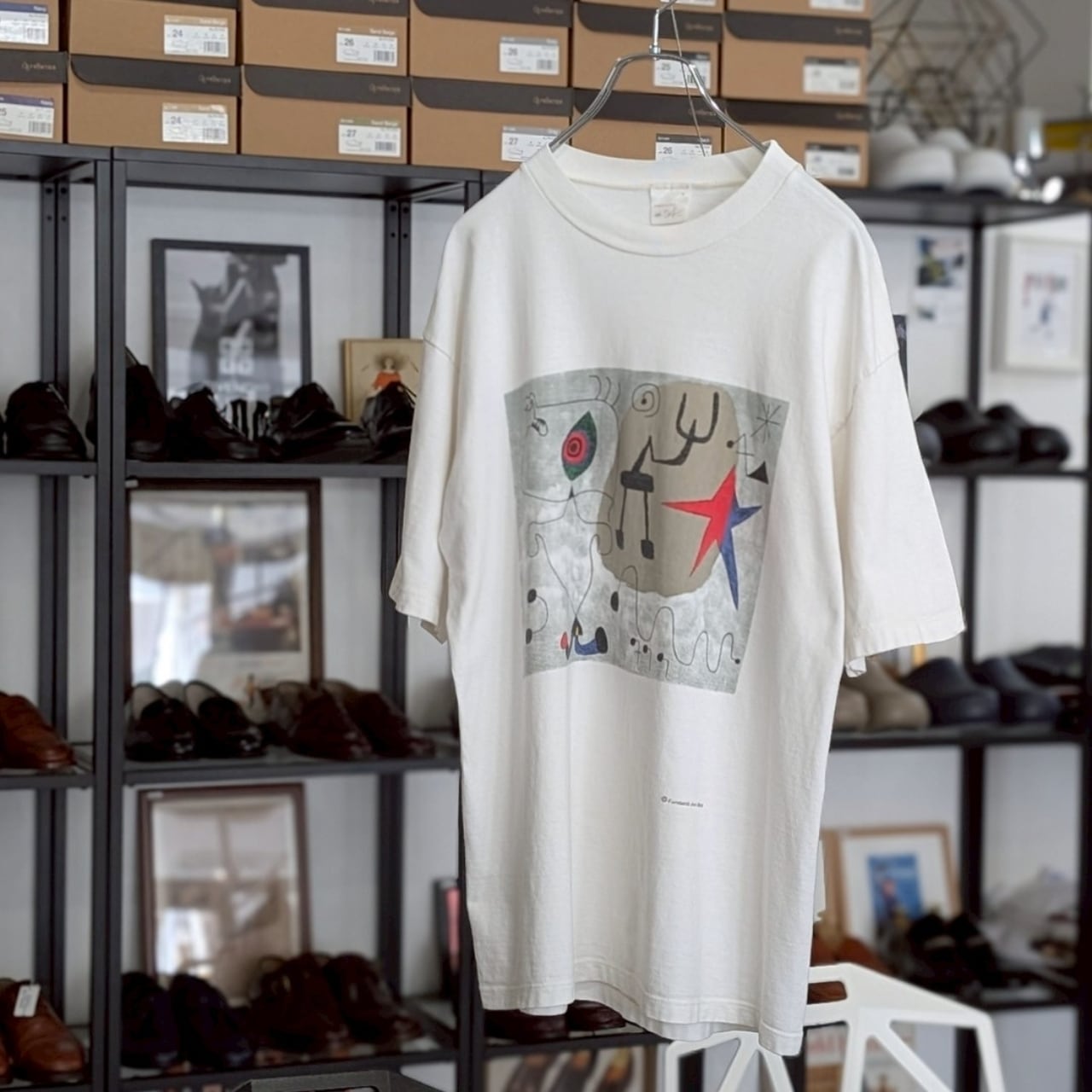 Joan Miró アートTシャツ ホワイト Lサイズ|NA291