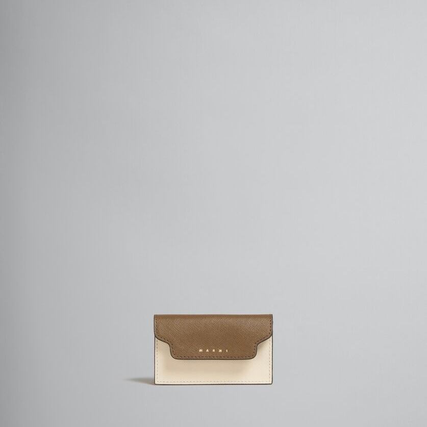 SOLD OUT：MARNI【マルニ】サフィアーノレザー製ビジネスカードケース 