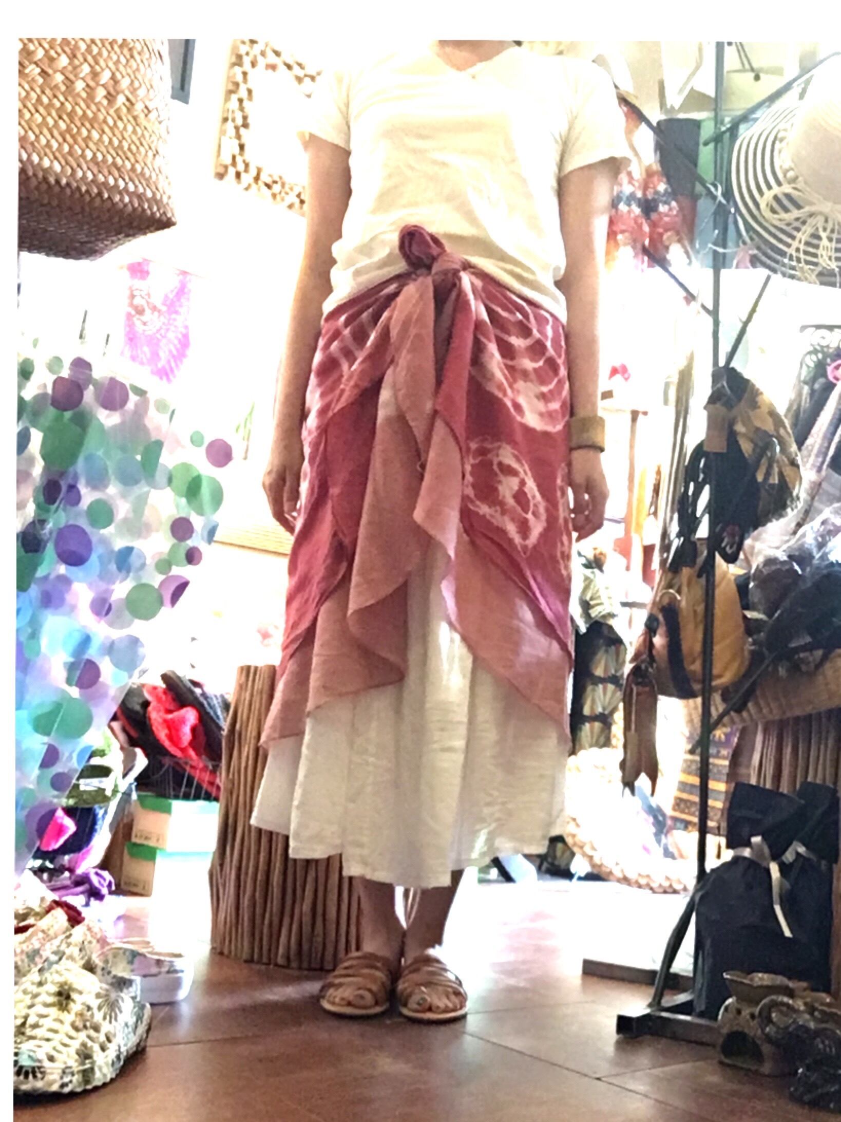 巻きスカート ラップスカート ロングスカート メンズスカート