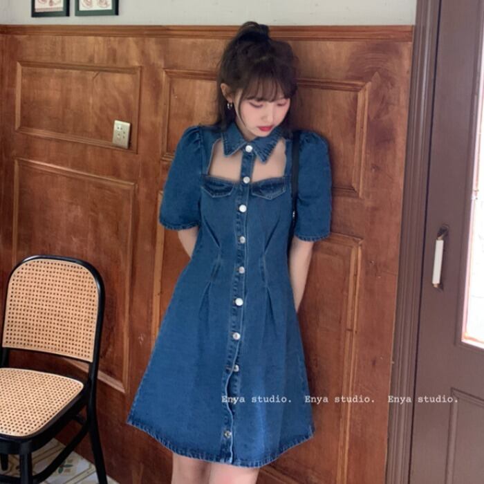 ドレス サマースタンダードスカート Aライン レトロ 夏物 モンロー12974503689