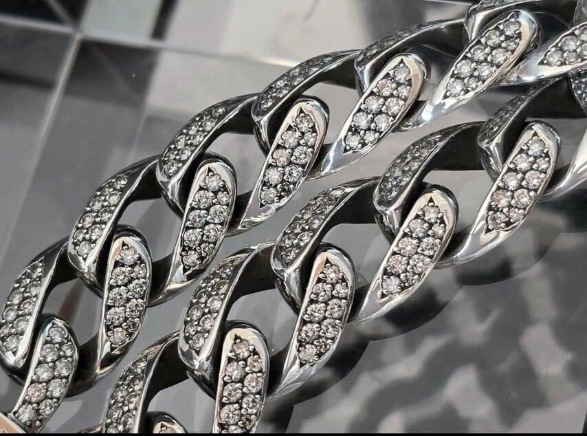 CHROME HEARTS クロムハーツ ダガークラシック フルダイヤ ID