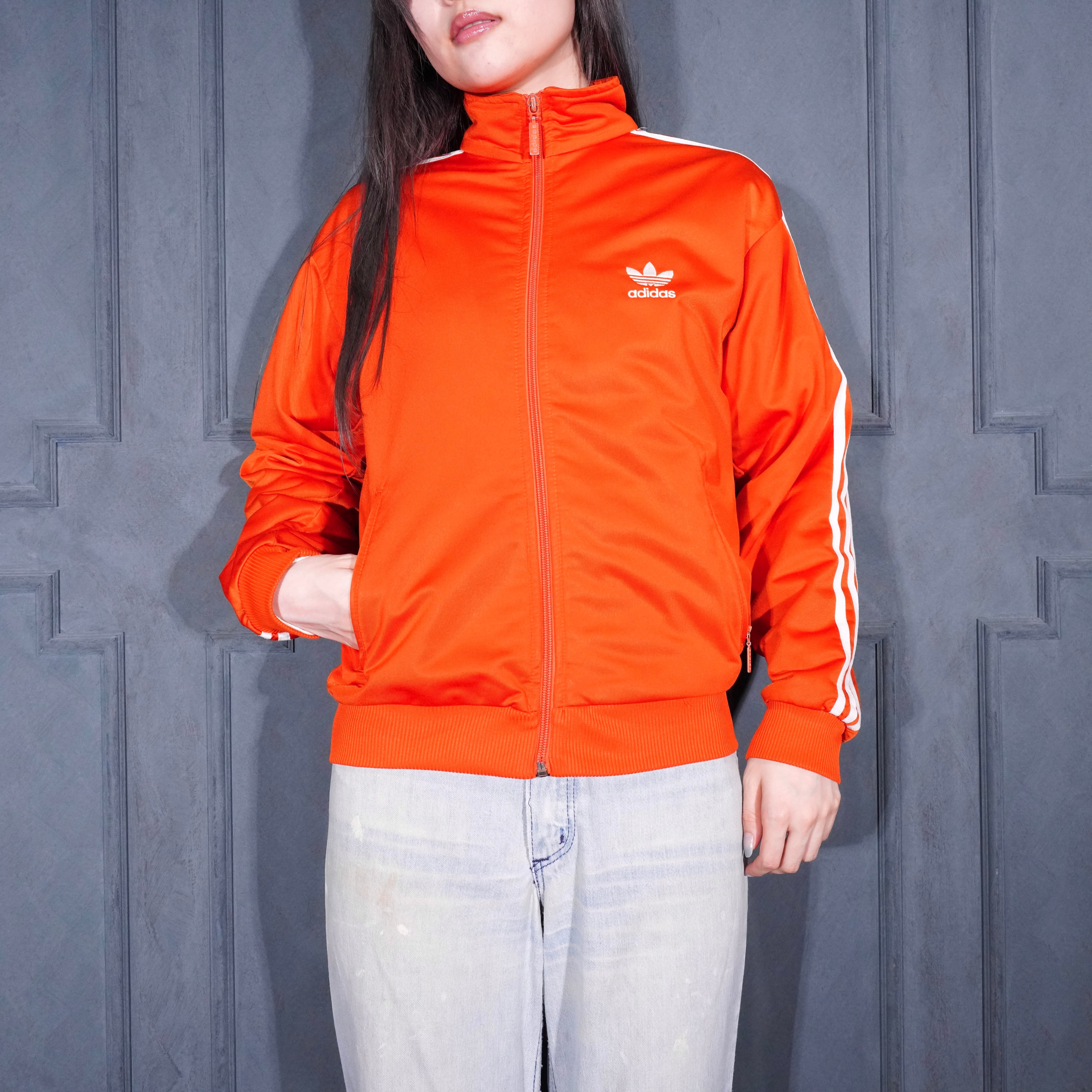 90's〜00's USA VINTAGE adidas LOGO EMBROIDERY DESIGN ZIP UP TRACK