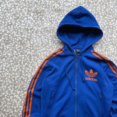 adidas / 00's logo zip hoodie sizeM