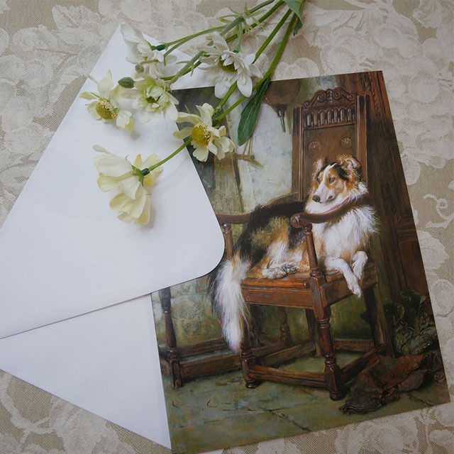 輸入カード封筒付き　イギリス　dog