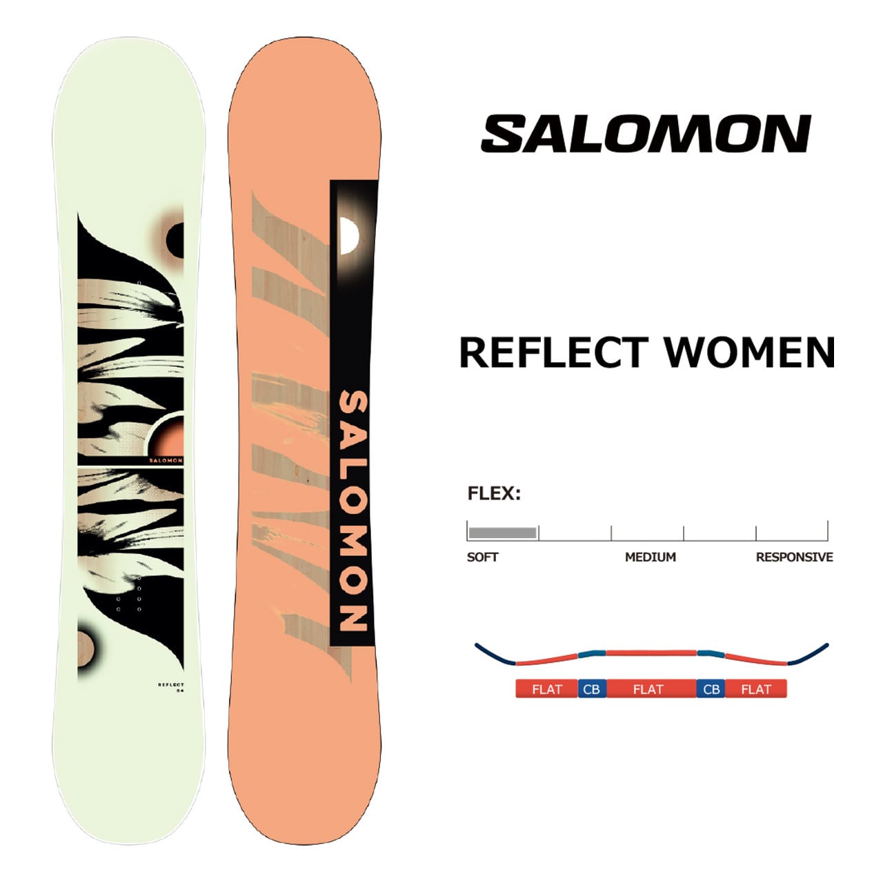 23-24年モデル SALOMON . 『 REFLECT WOMEN 』. サロモン . リフレクト