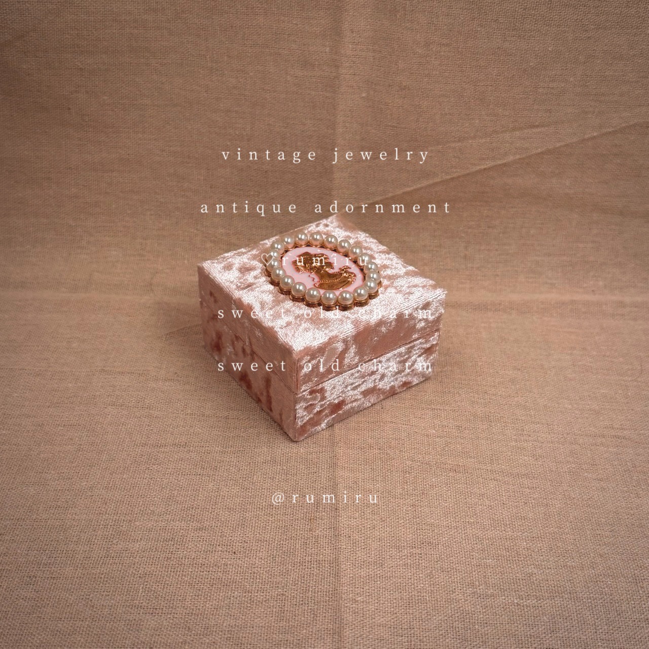 真珠カメオギフトラッピングセット(BOX×ショッパー) - 6