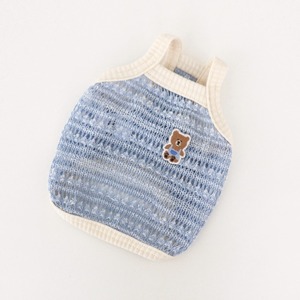 予約【DURANG RURANG】Netting Knit Top《Blue》