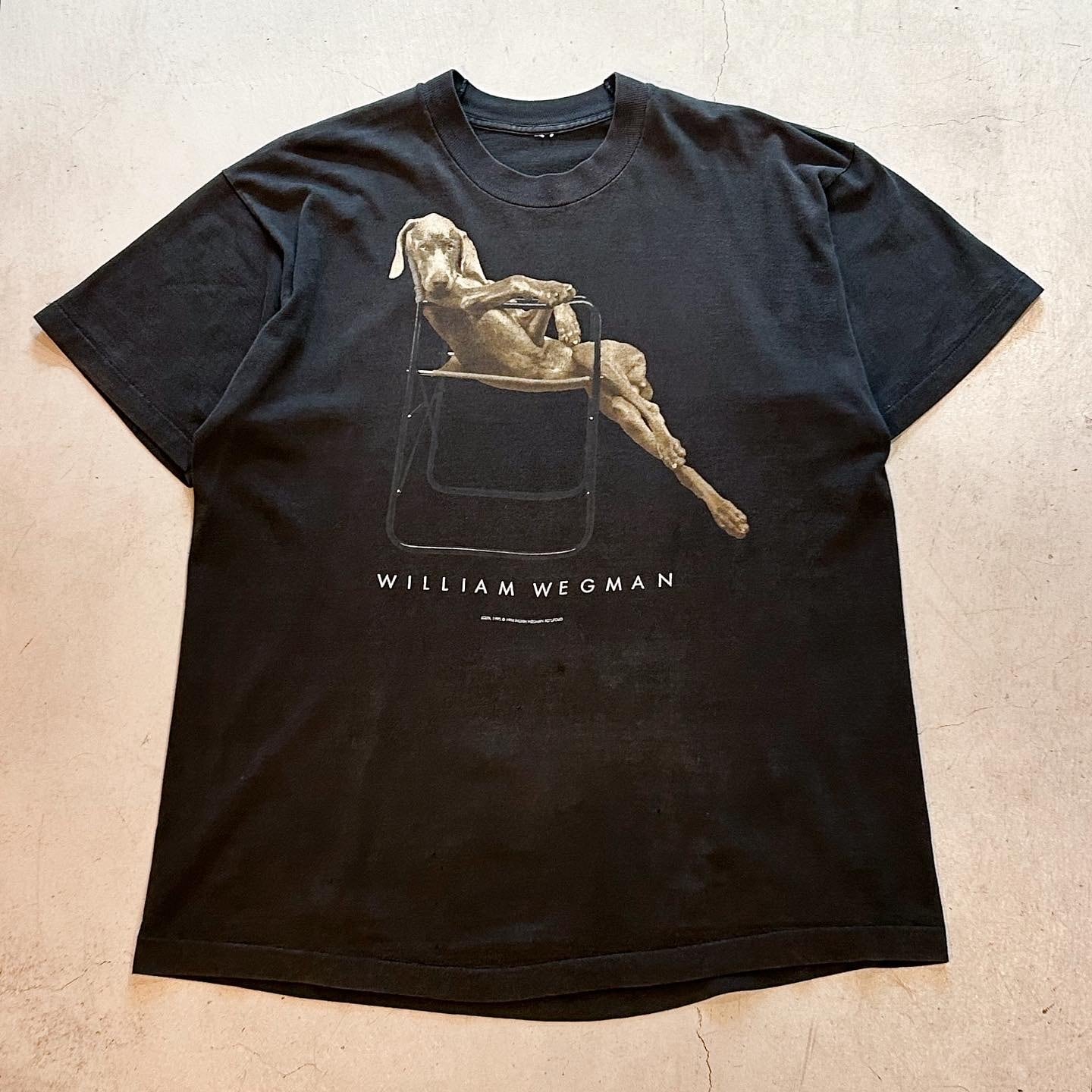 90s WILLIAM WEGMAN t-shirt【高円寺店】 | What 