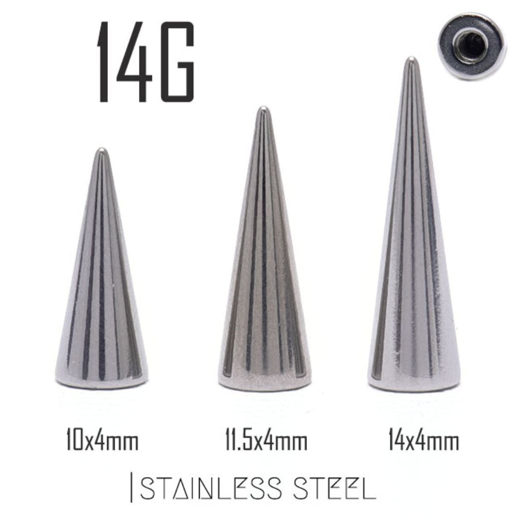 スパイク パーツのみ 14G 14ゲージ用 全3タイプ ロング キャッチ