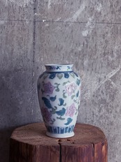 中国製造／ヴィンテージパステル花器