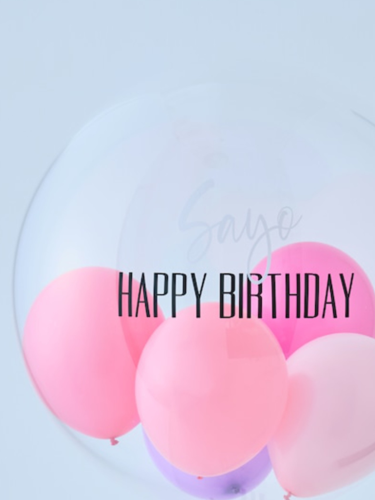 BUBBLE BALLOON sizeM ピンク