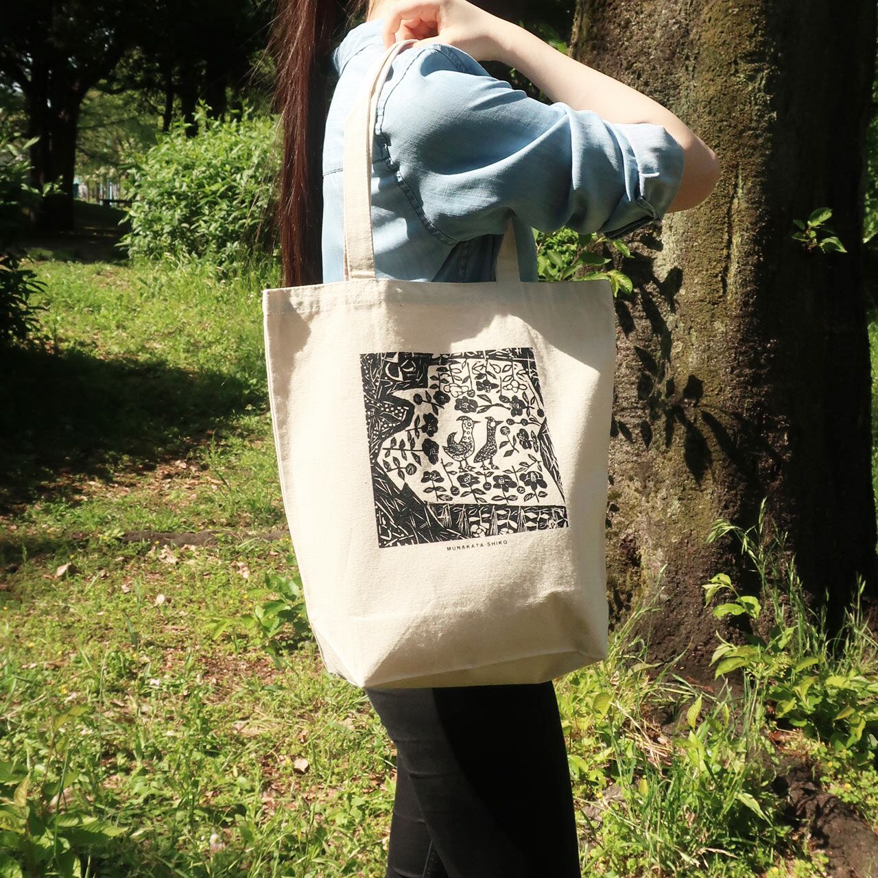 棟方志功 柳緑花紅 和紙印刷 特大サイズ 壁掛け 額装 大型 複製 棟方 志功 「柳緑花紅図」 Shiko Munakata - 創業36年 美術品