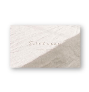 リネン布 × 影 ｜ アクセサリー台紙 ｜ cd_00279