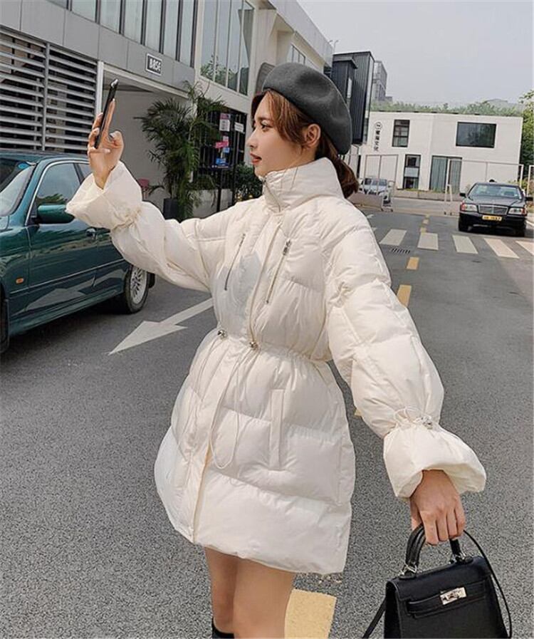 おすすめ商品 韓国ファッション パッド入りジャケット ニュースタイル スタンドカラー エラスティック