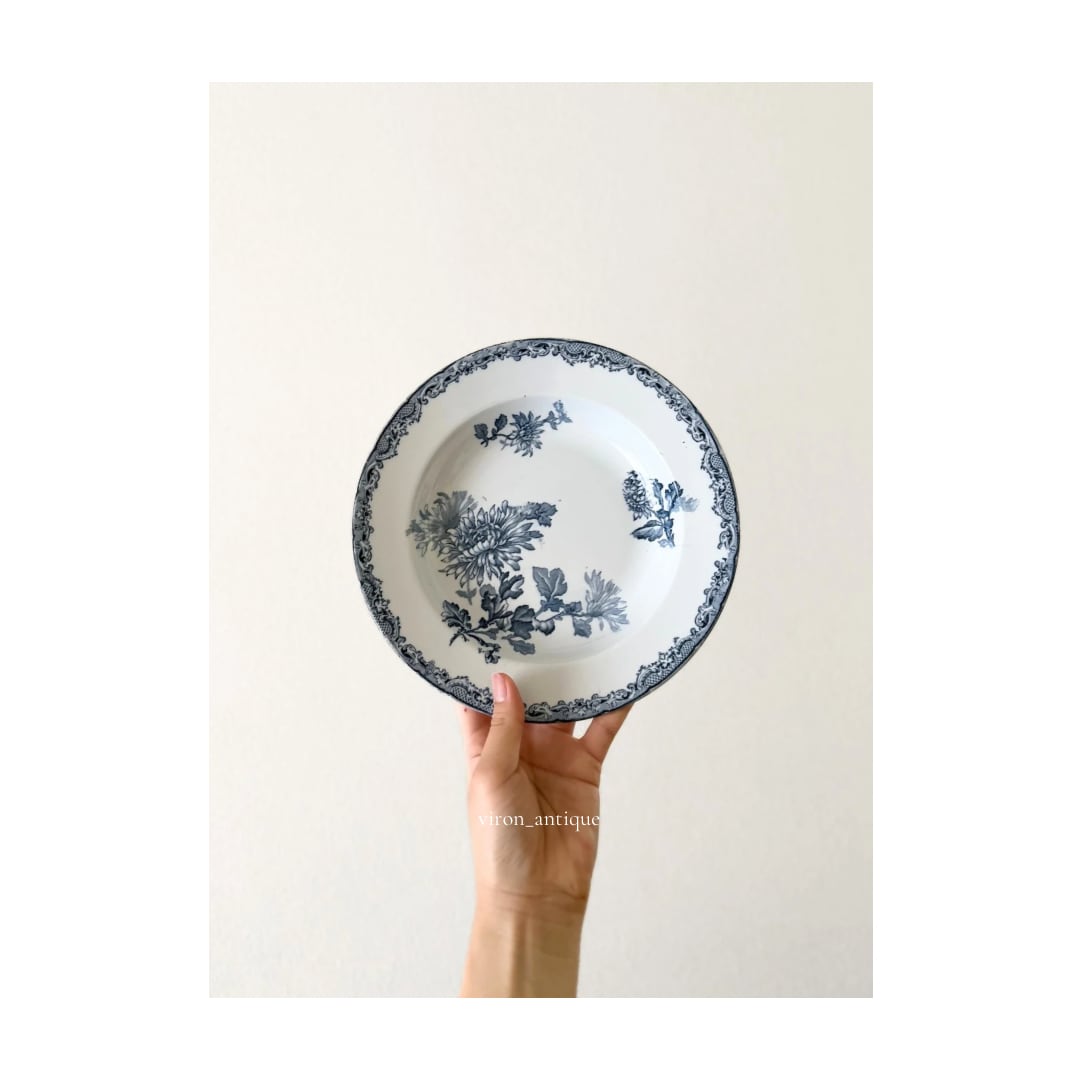 Sarreguemines サルグミンヌ / “MEUDON” マムの深皿プレート a