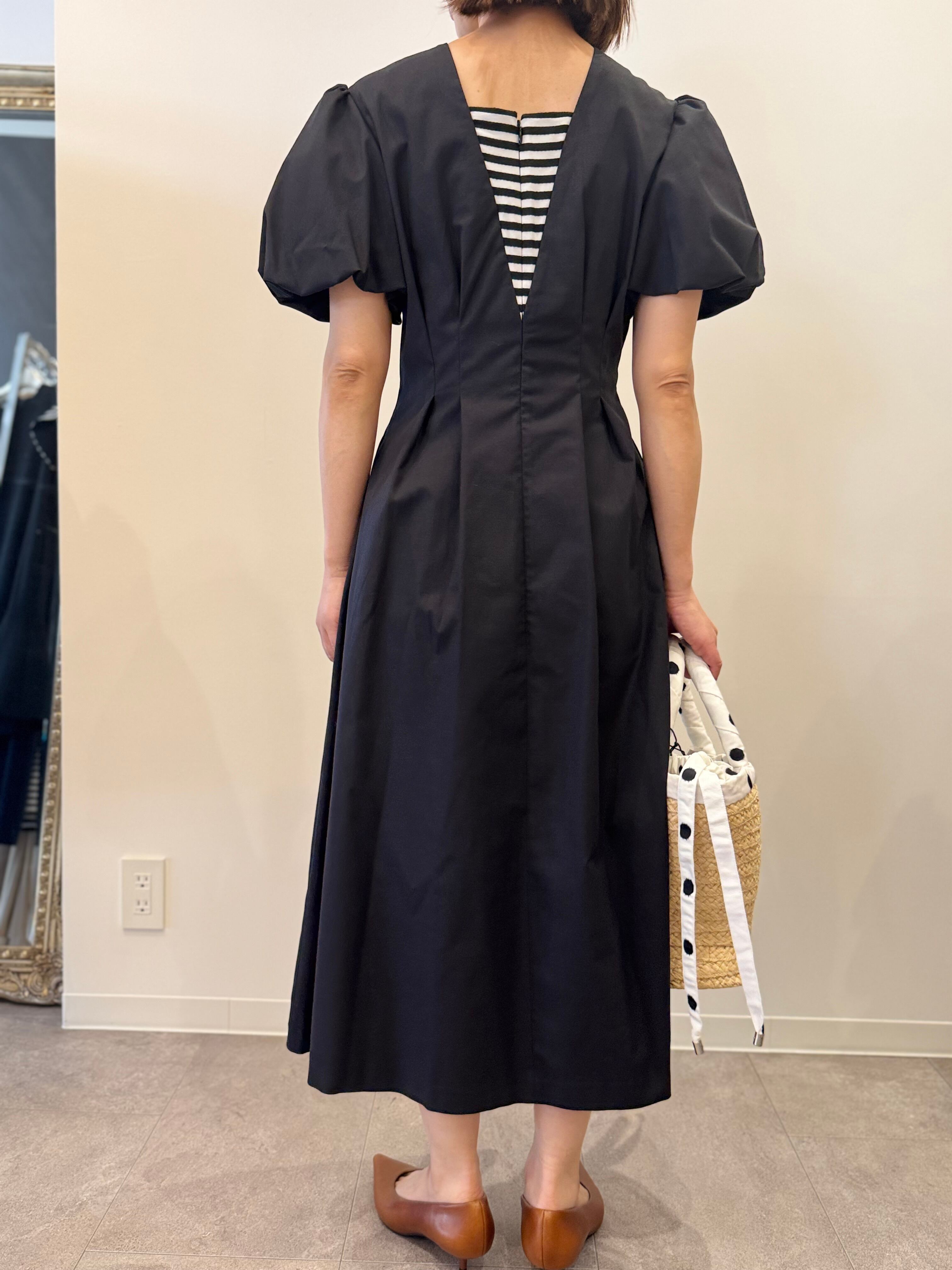 BACK BORDER SHIRT ピンク BORDERS at Balcony BORDERS at BALCONY BACK BORDER DRESS | FLICKA ASHIYA
