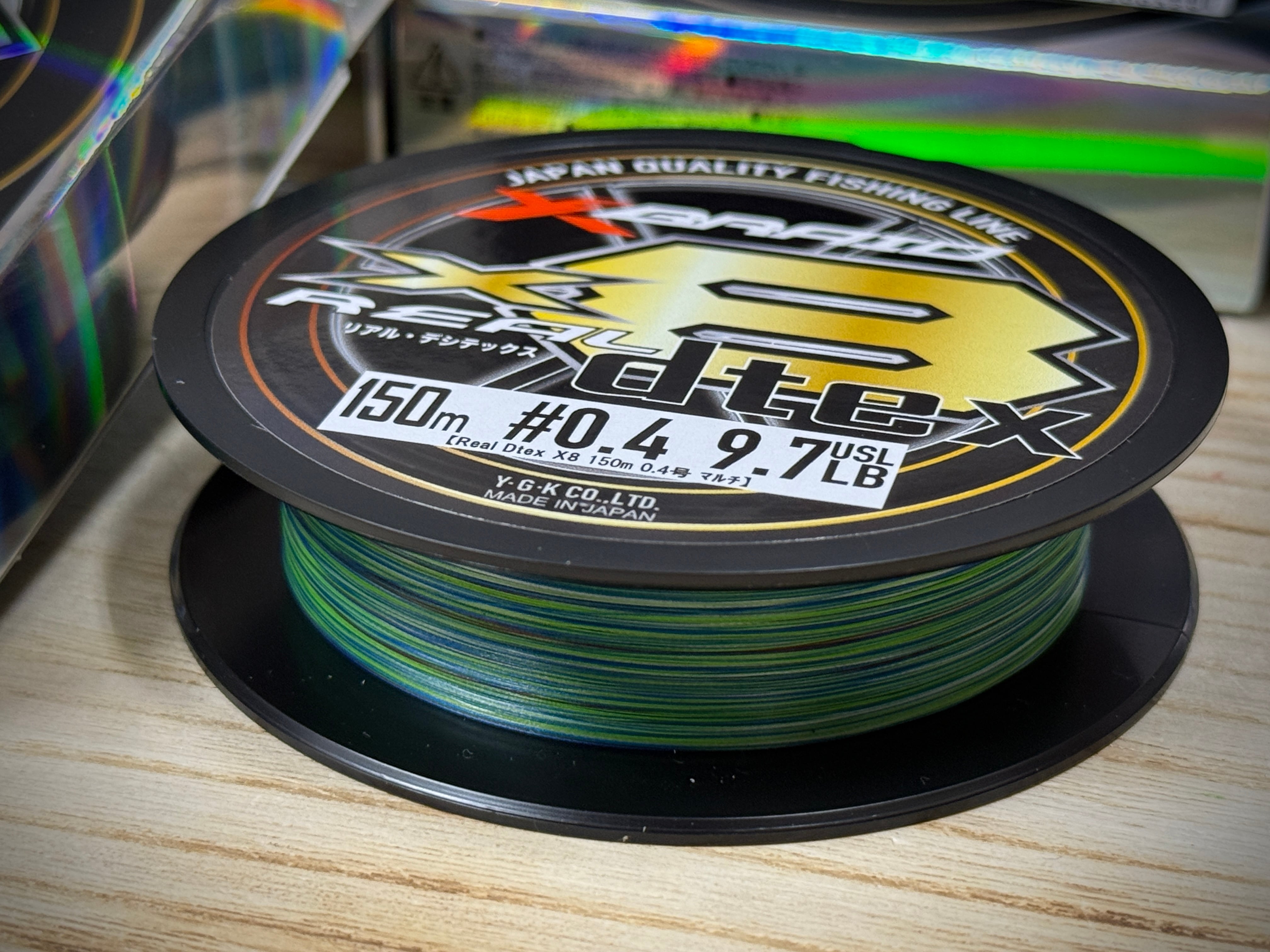 XBRAID REAL dtex X8 リアルデシテックスX8 150m #0.4【究極の細糸PE