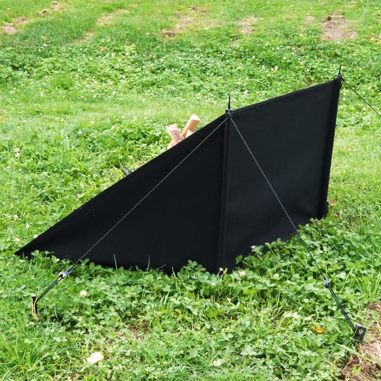 SINANO WORKS 焚火陣幕 KUROMAKU | OLIVE OUTDOOR EQUIPMENT