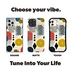 受注生産 iPhoneケース 赤青黄の幾何学護符｜タリスマン TALM012B