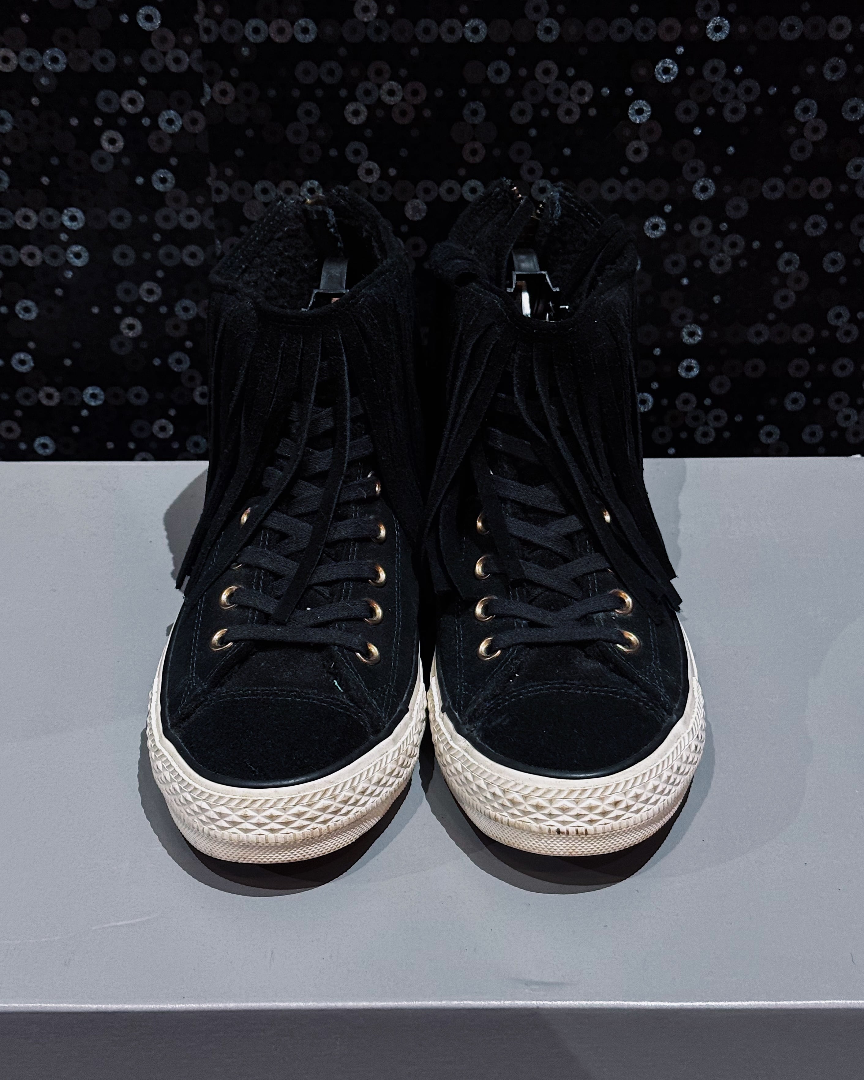 【ÆIEM】vintage CONVERSE Fringe Suede Hi Sneakers