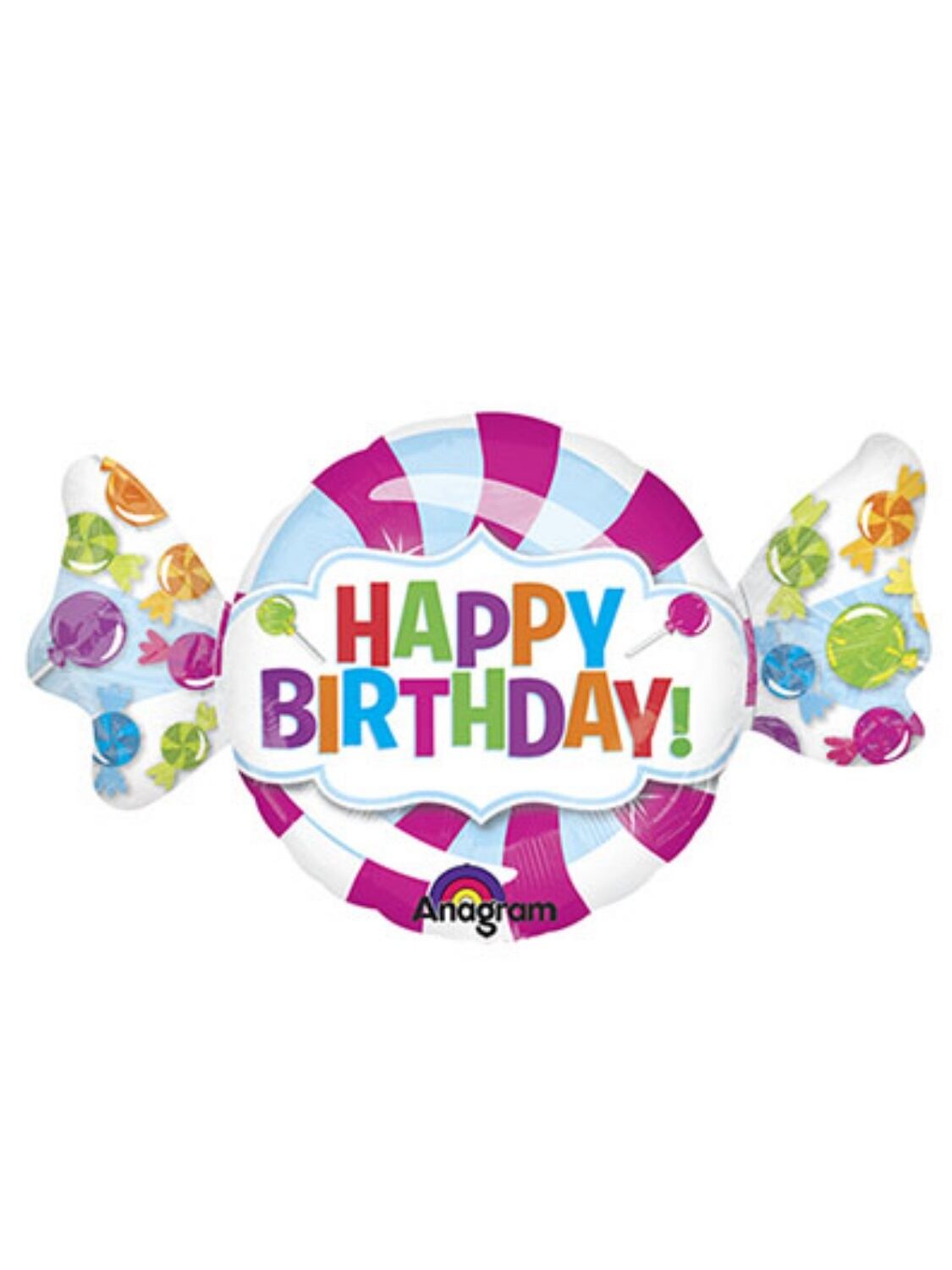 お誕生日 単品 ポップなキャンディーバルーン Rolly S Gift Shop