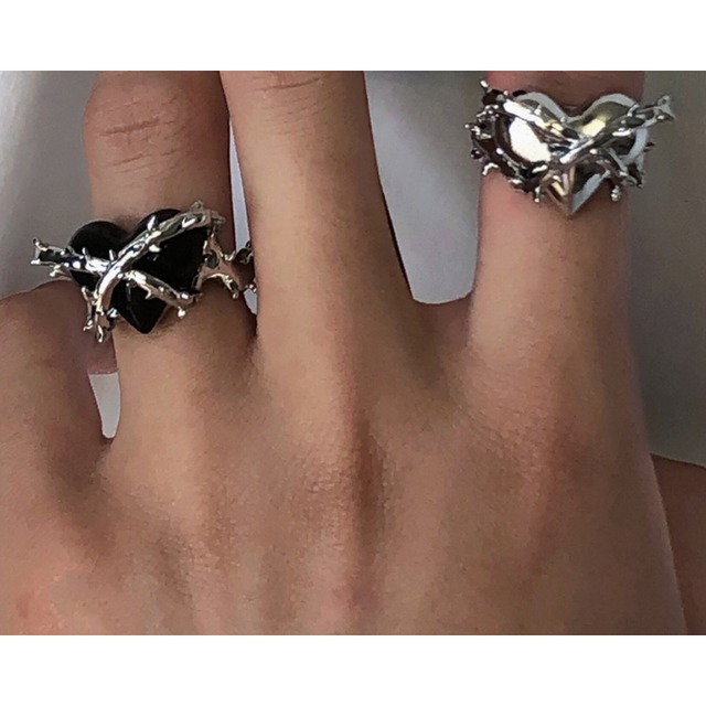 edge heart ring　エッジハートリング　J1442