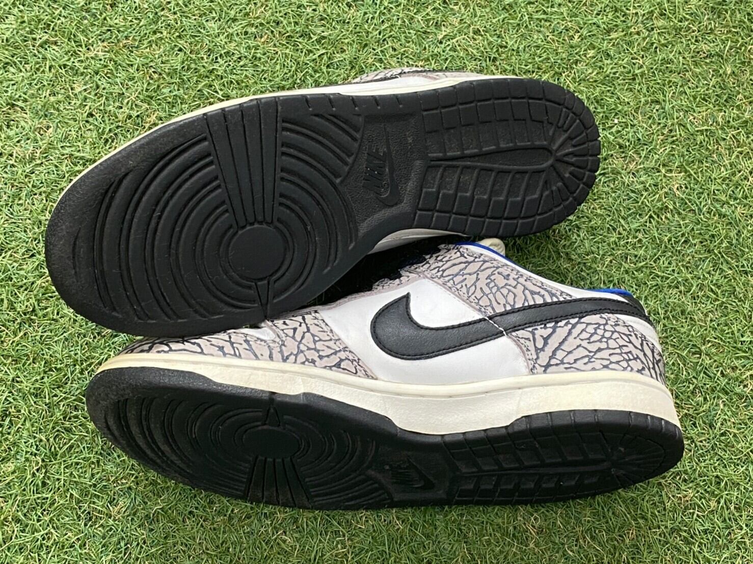 Supreme 02AW × NIKE SB DUNK LOW PRO 1ST WHITE CEMENT 304292-001 