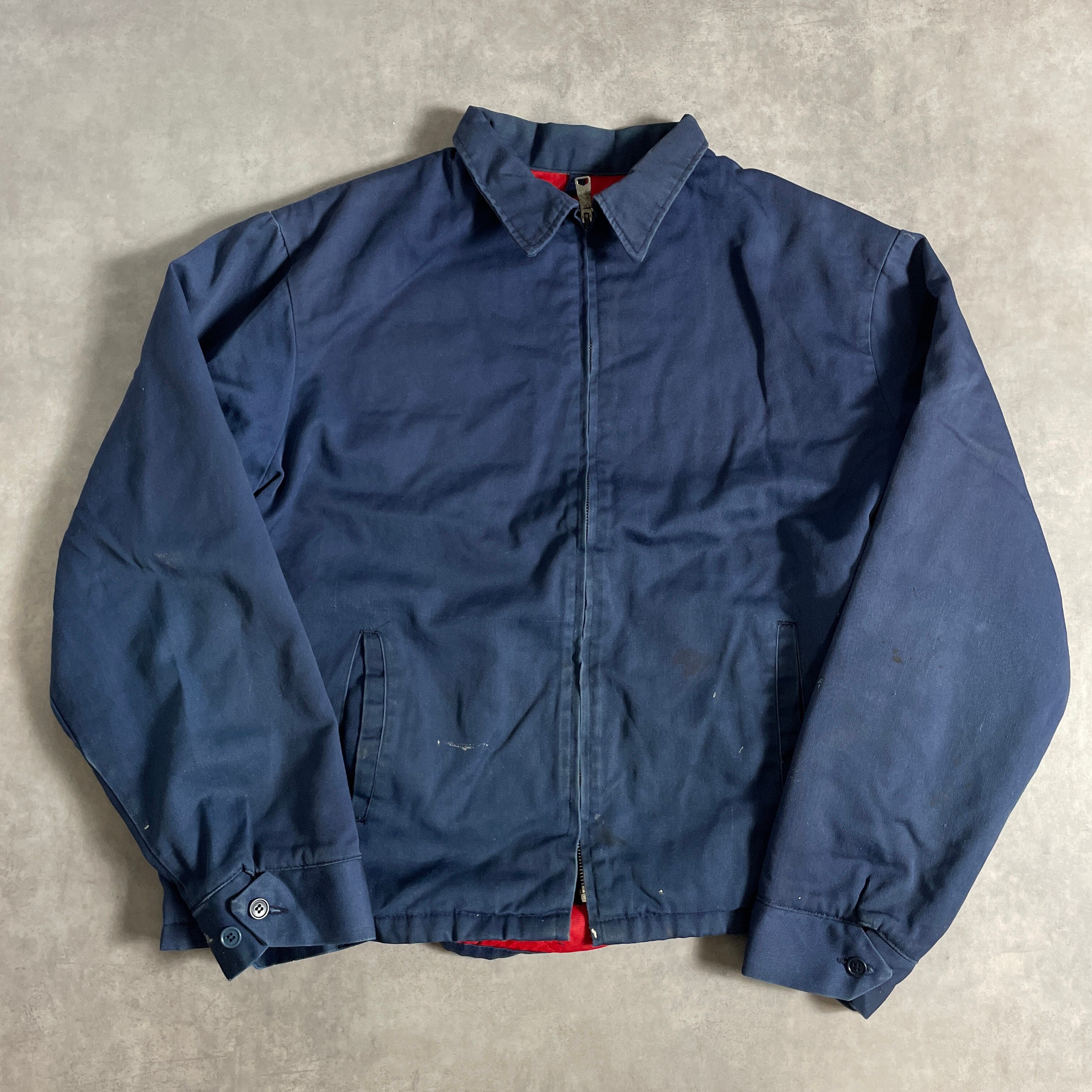 70s BIG MAC JCPENNEY ワークジャケット キルティング 紺色 vintage