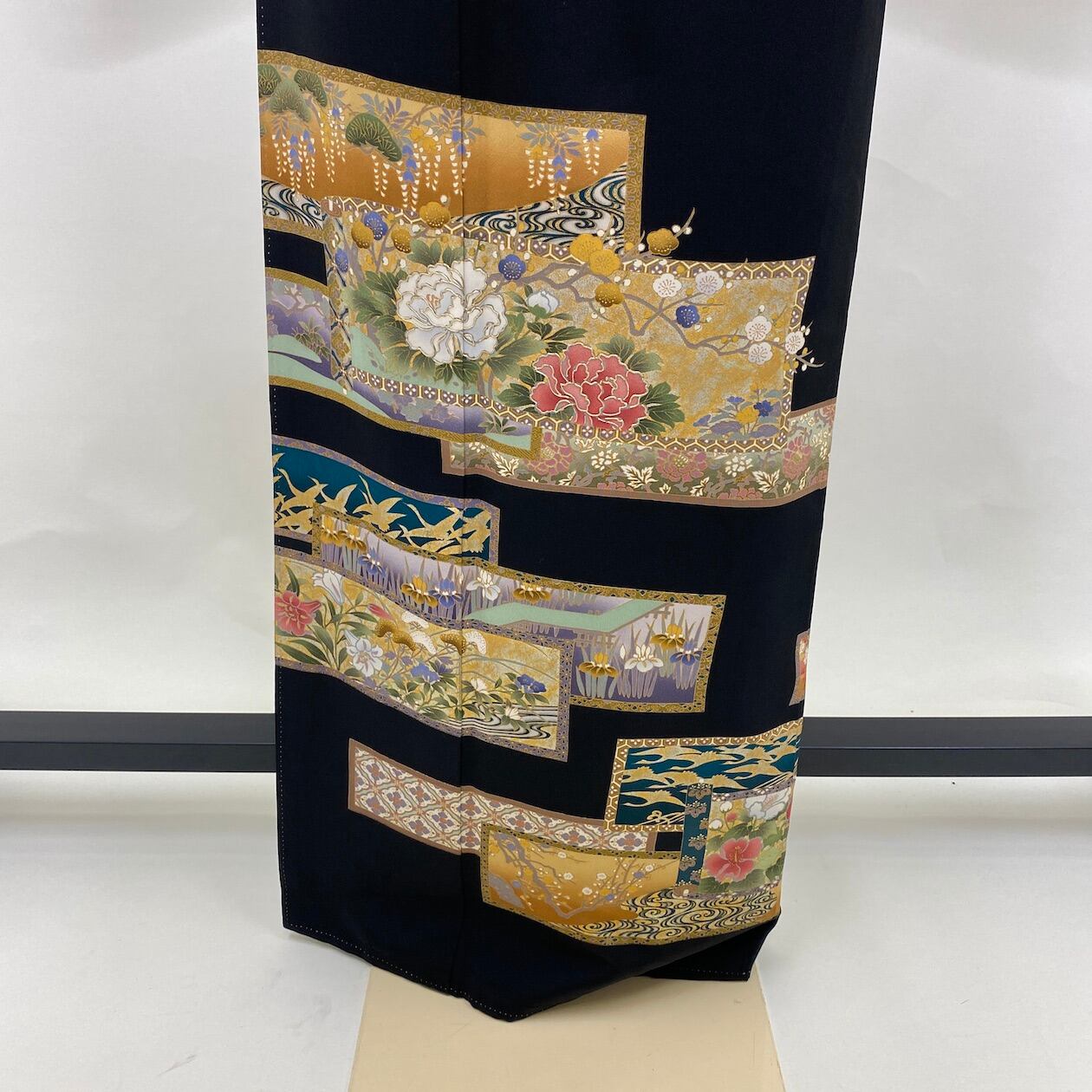 黒留袖 帯 帯揚げ 帯締め 長襦袢 5点セット 結婚式 着物 Lサイズ 1567 