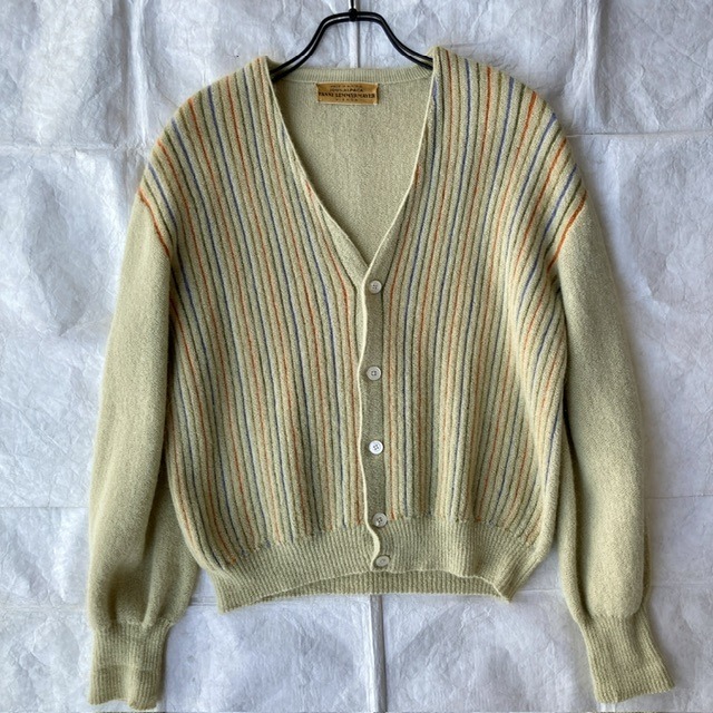 60’s LEMMERMAYER アルパカ100％ クリーム カーディガン