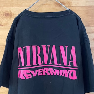 【wall of fame】Nirvana バンドTシャツ ニコちゃん ニルヴァーナ カートコバーン L USA古着 アメリカ古着