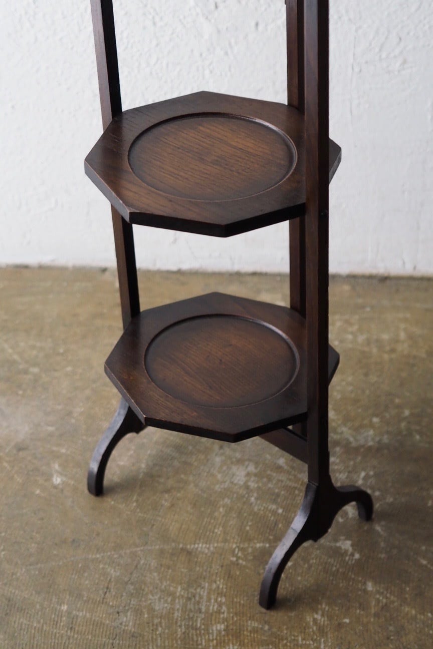 オークのケーキスタンド-antique oak cake stand | アンティーク