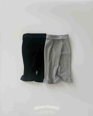 送料無料【予約】URBANRABBIT/Jr Frill Capri Pants