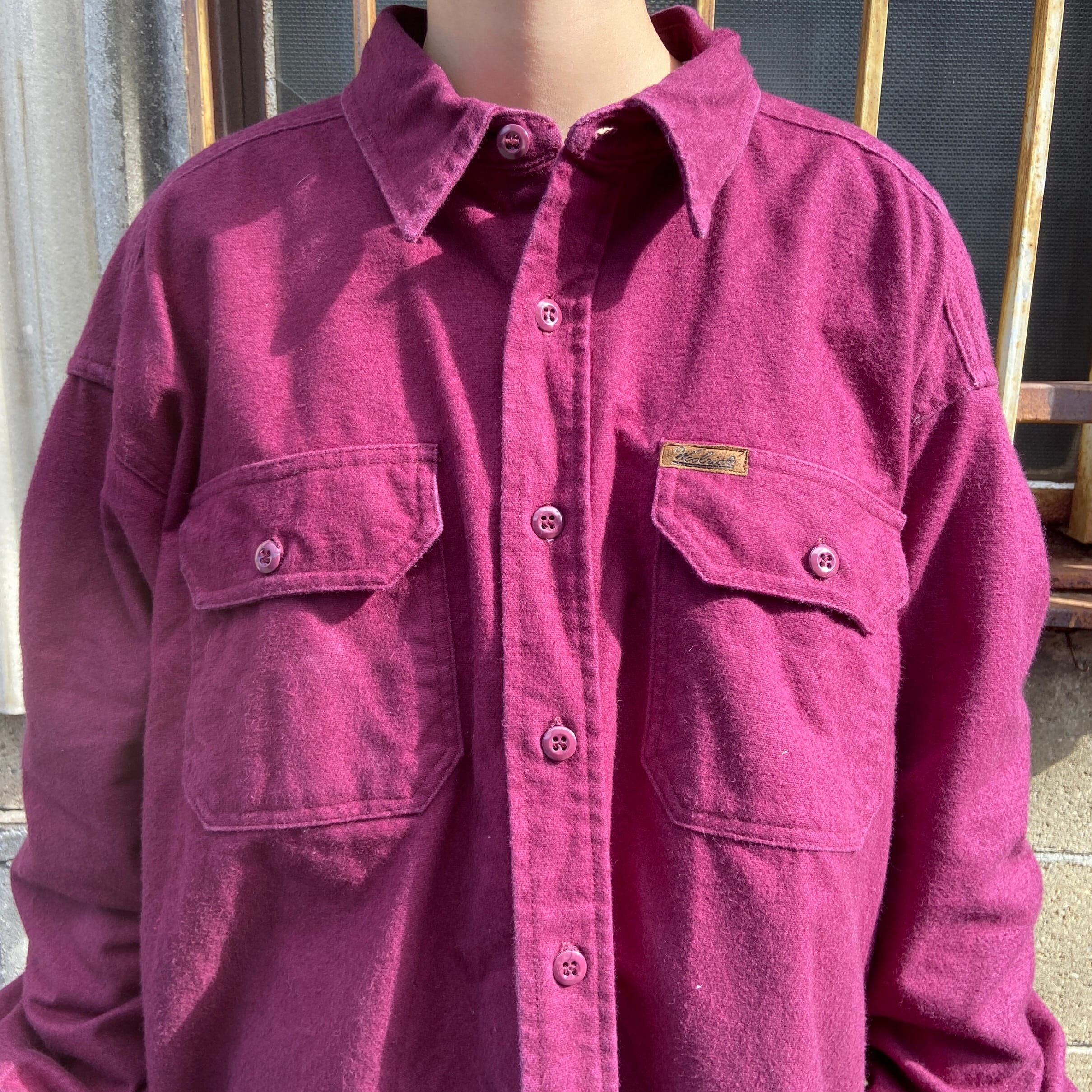 John UNDERCOVER 長袖シャツ グレー/ワインレッド John UNDERCOVER 長袖シャツ グレー/ワインレッド John UNDERCOVER