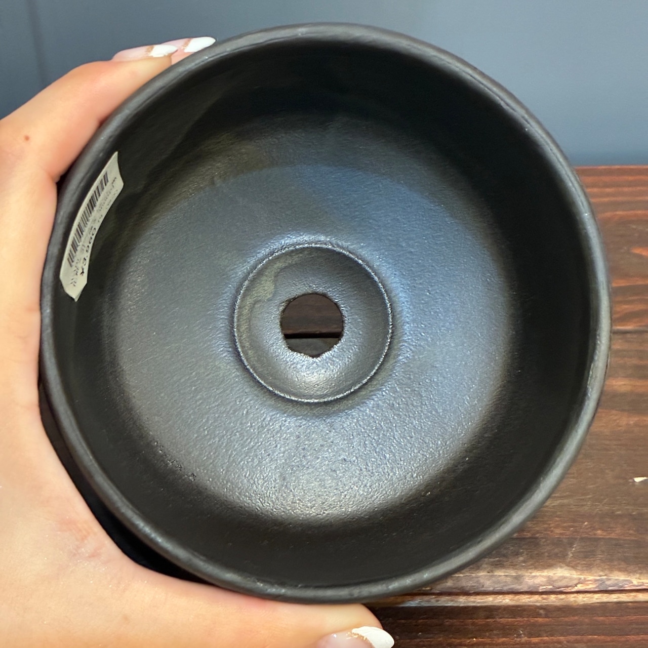 【新着3日限定10%OFF】WABI-ZEN　プラントポット　黒化粧×引っ掻き