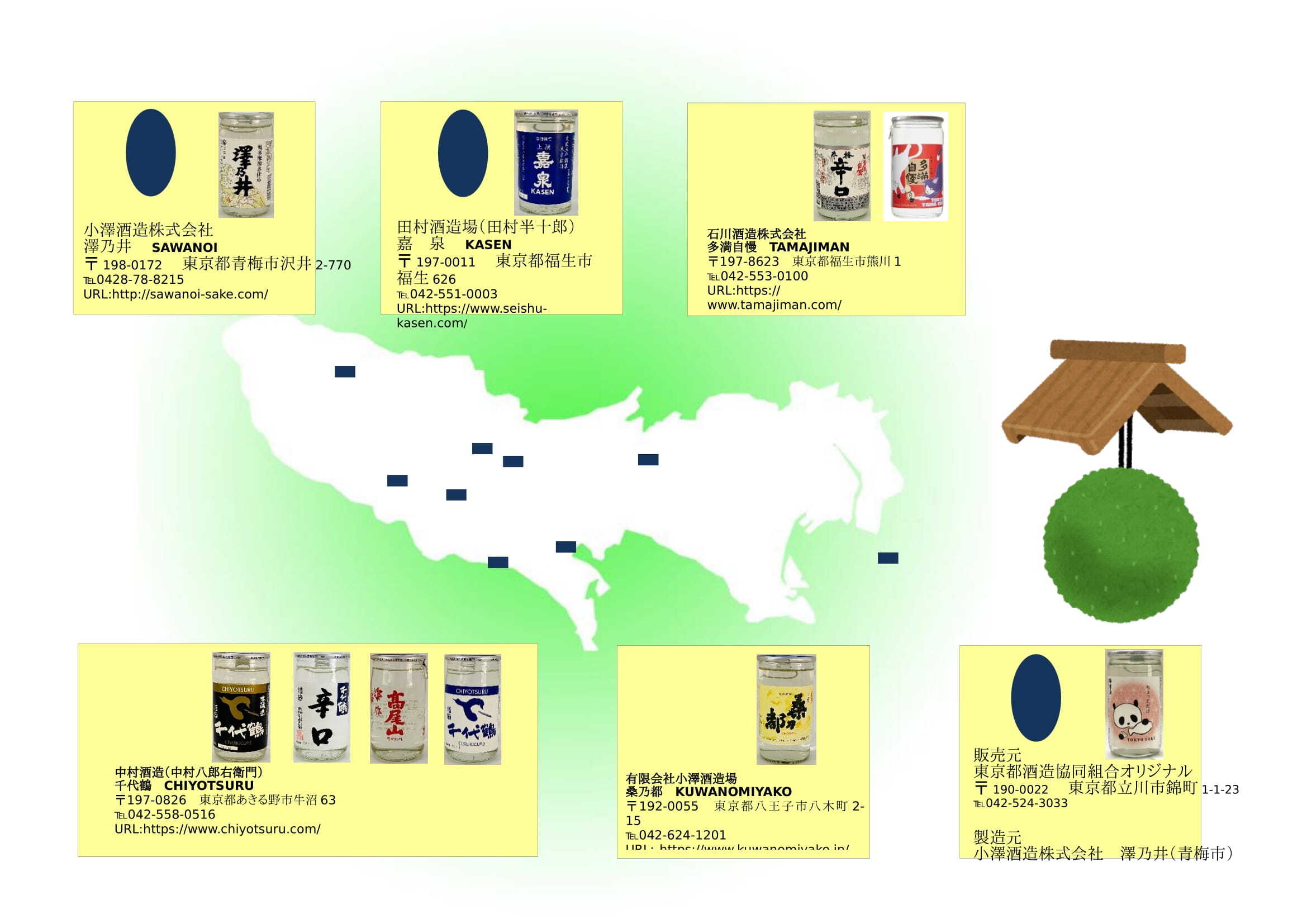 東京蔵元めぐり カップ酒180ml×10本セット | 東京蔵元だより