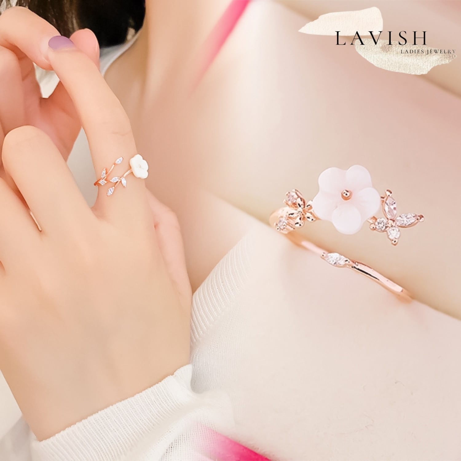 チェリーブロッサム リング レディース 指輪 ring