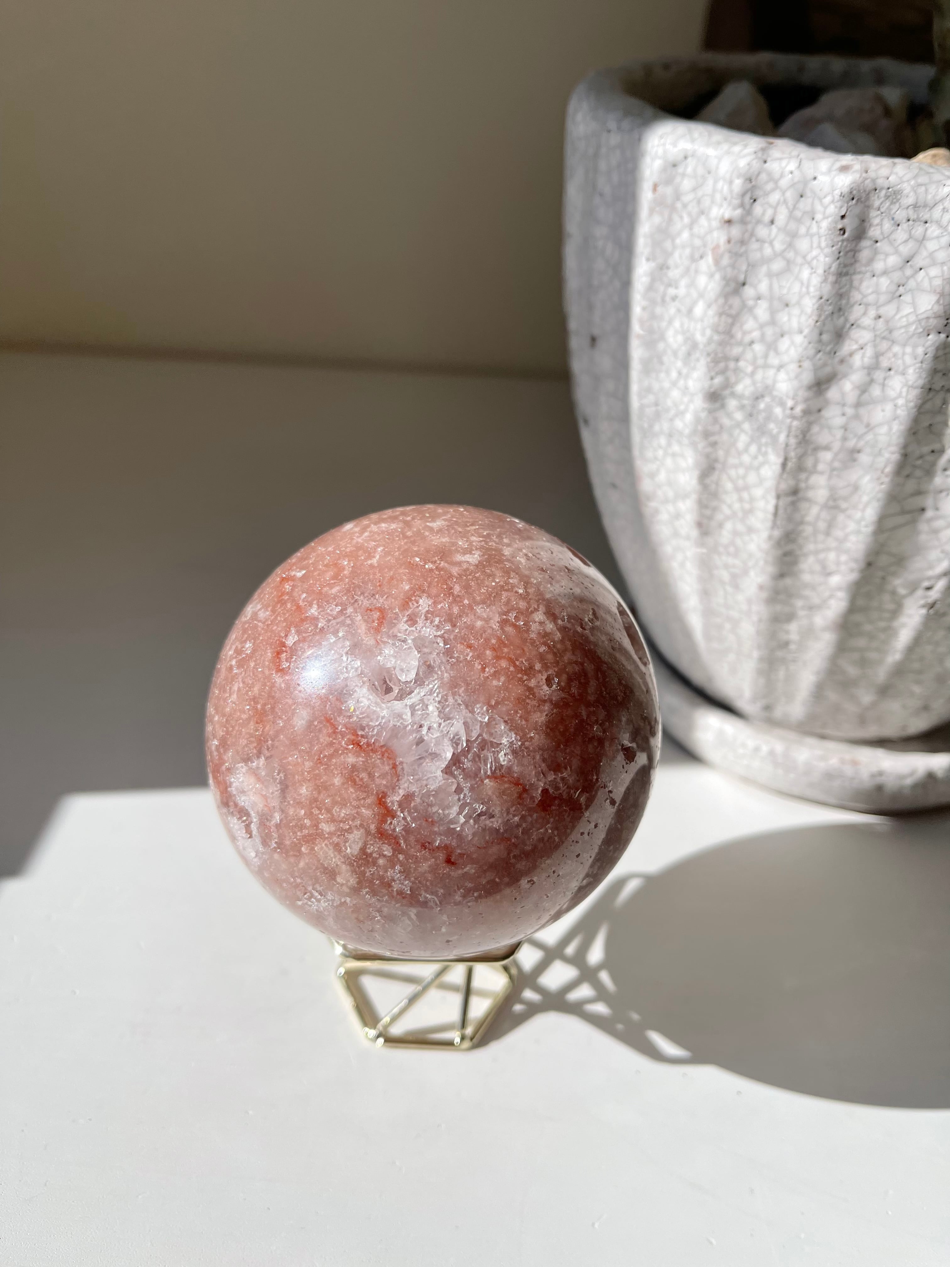 Pink amethyst sphere / ピンクアメジストスフィア 8cm