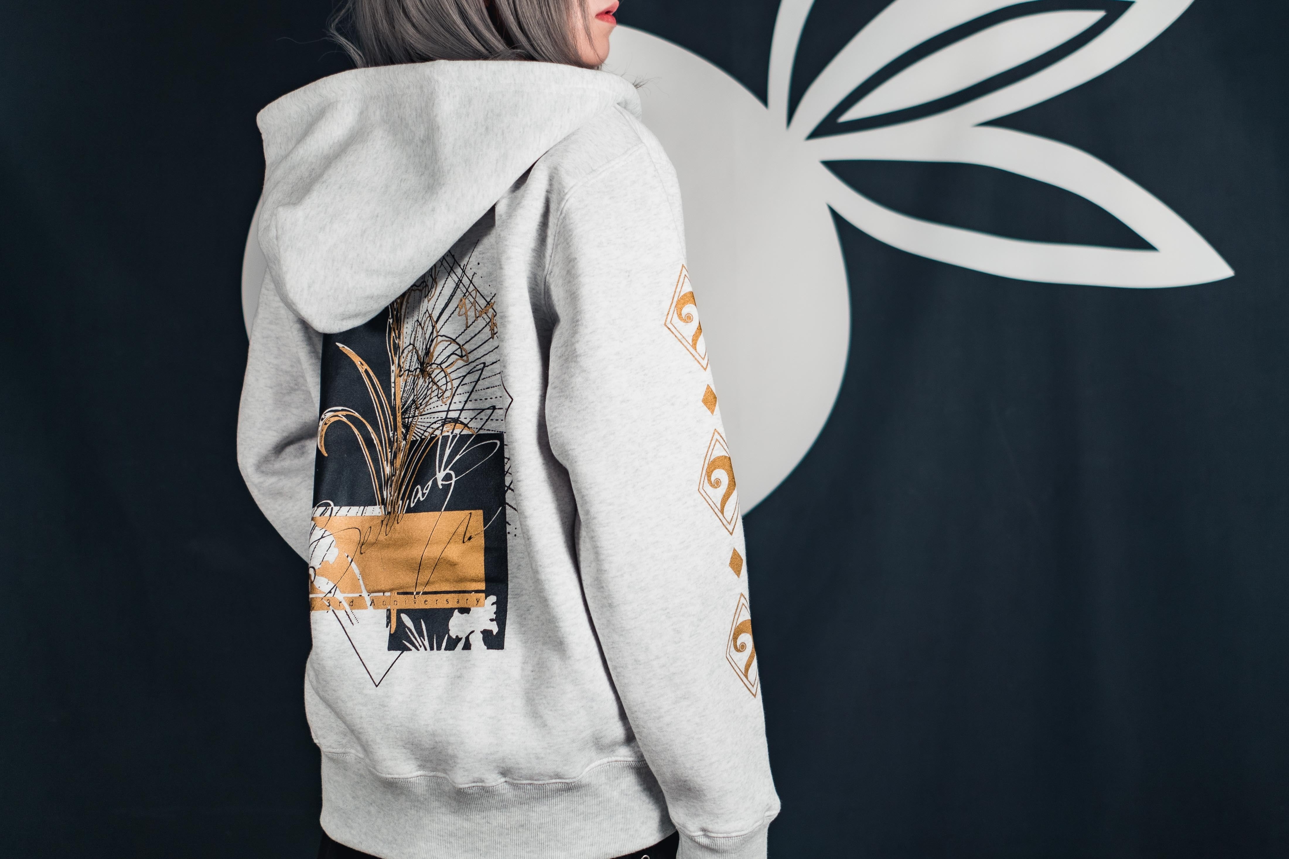 キャンセル分】3周年記念アイリスジップアップパーカー (ASH) | SERRA