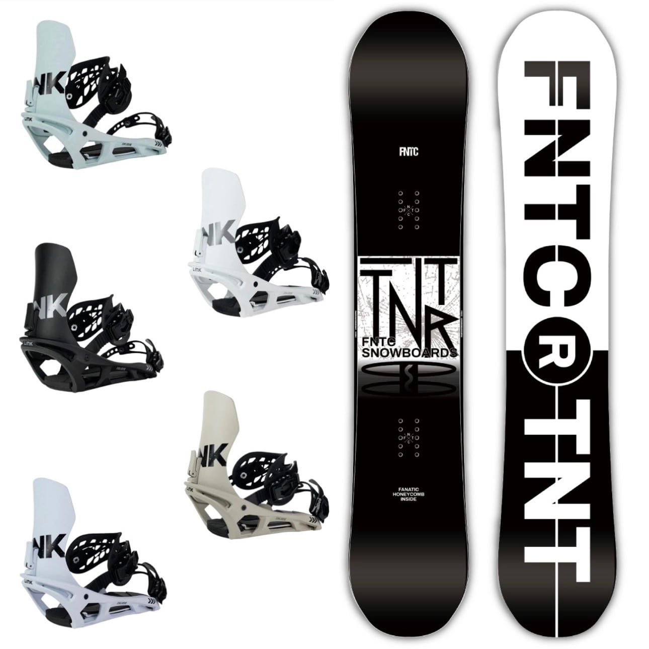 FTWO FNTC ×IGNIO 親しい 名作大人気 バインディング付スノーボード 