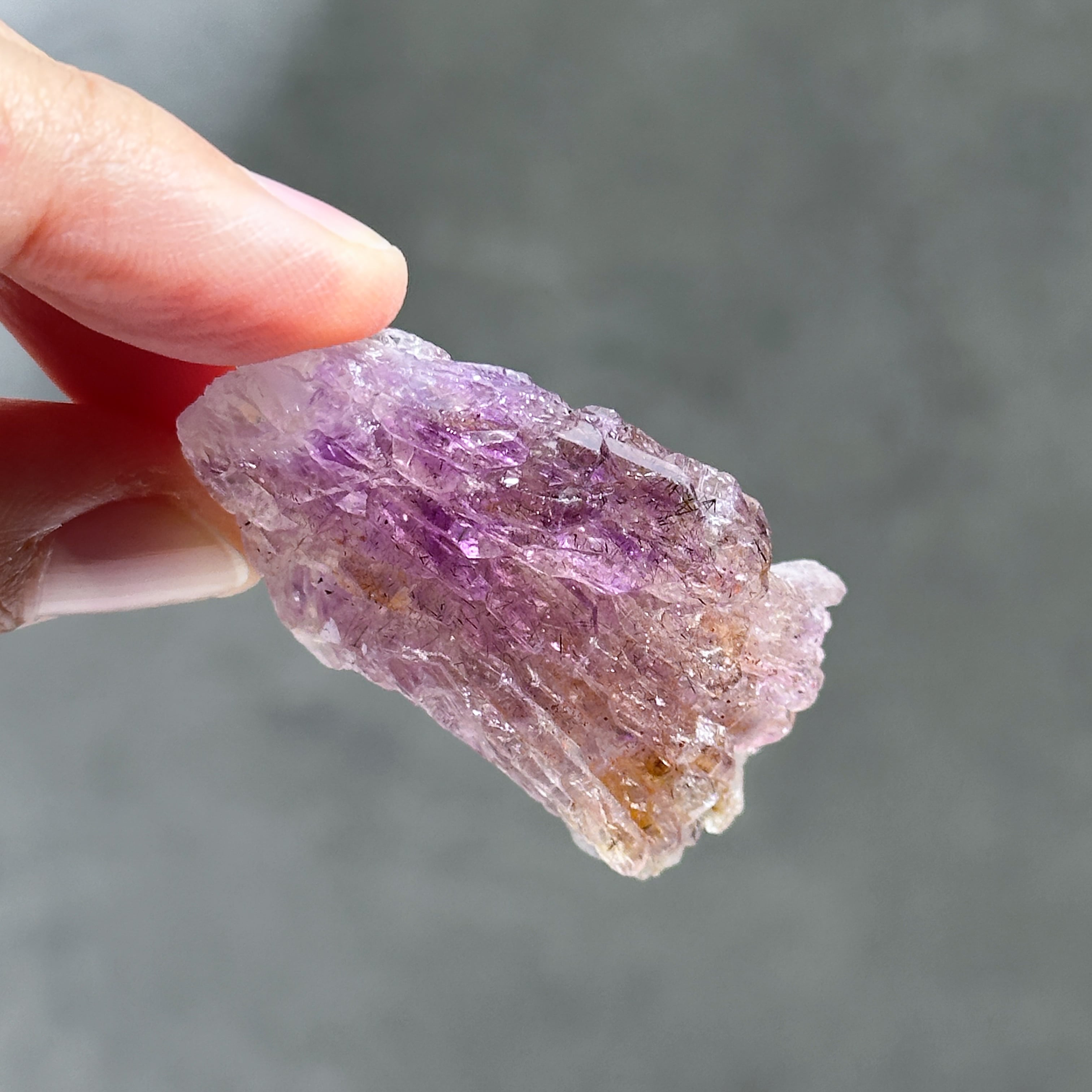 インド・カルール産アメジスト クラスター 64◇ Amethyst ◇天然石