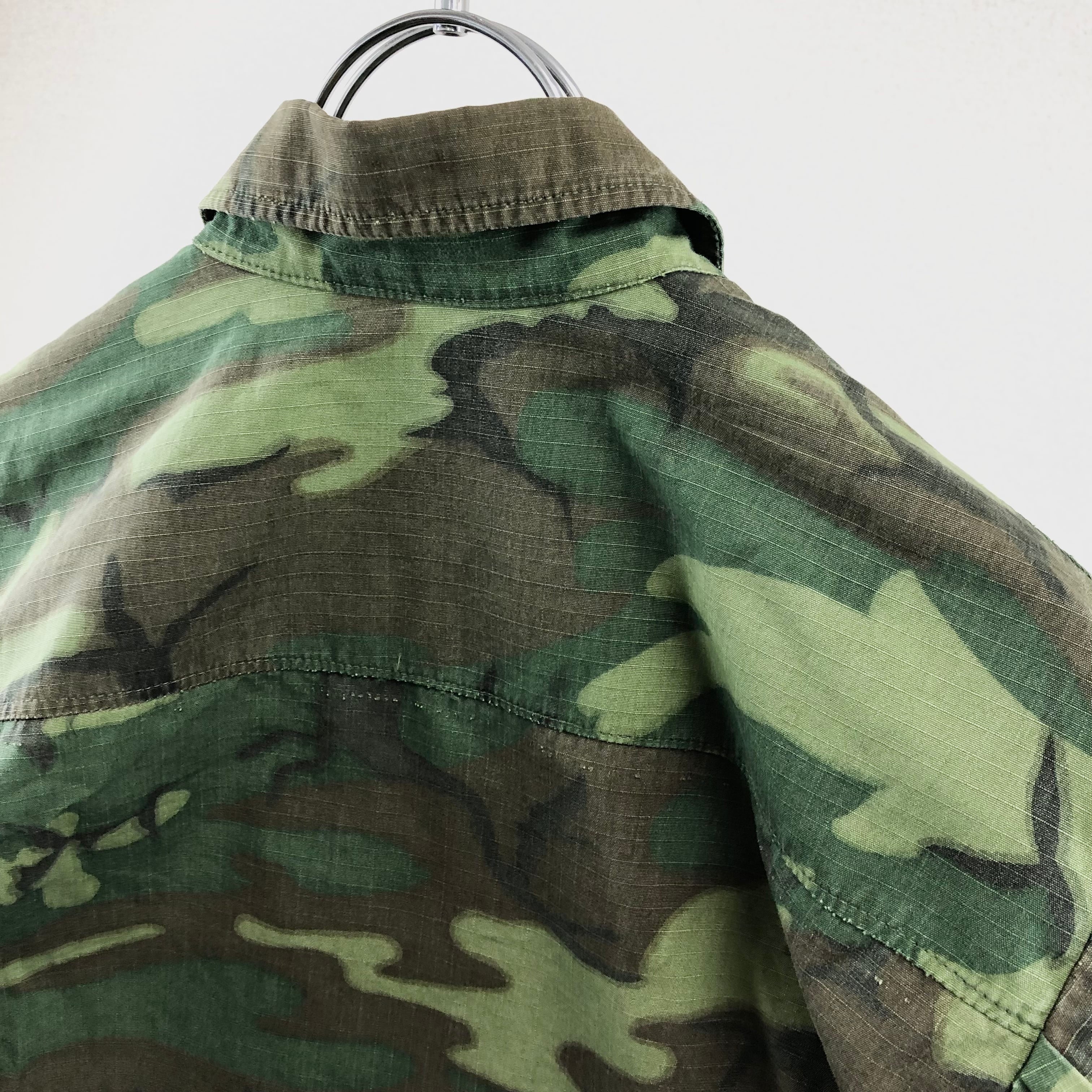 60s US ARMY ERDL迷彩』 グリーンリーフ ジャングルファティーグ