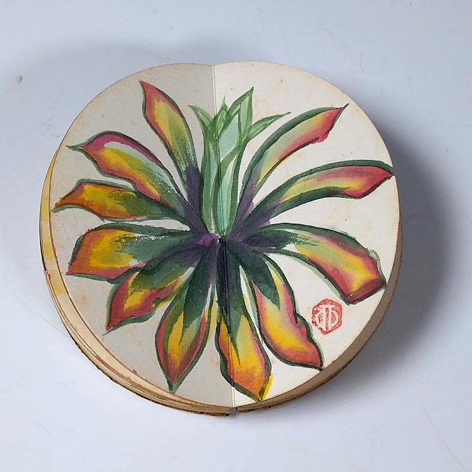 河合卯之助 京都の陶芸家 野草十二月 野の花 12種類 画帳 画集 河合卯之助 京都の陶芸家 野草十二月 野の花 12種類 画帳 画集