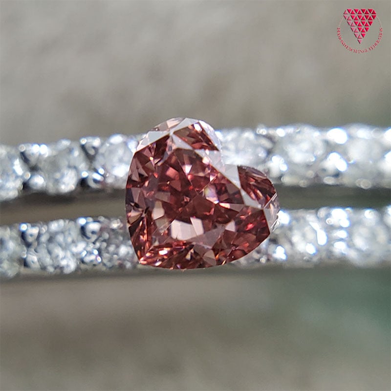 0.053ct SI-1 天然ピンクダイヤモンドFANCY DEEP PINK